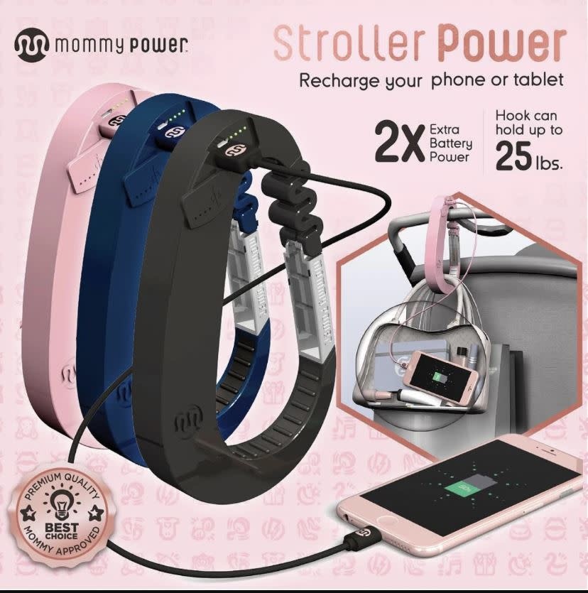 Mommy Power Mommy Power Stroller Hook and Powerbank