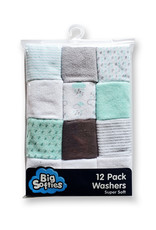 Big Softies Big Softies Cotton Poly Terry Washer 12Pk Spot