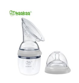 Haakaa Haakaa 160ml Generation 3 Silicone Breast Pump and Bottle Top