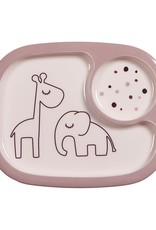 Done By Deer Done By Deer Yummy mini Compartment Plate Dreamy Dots