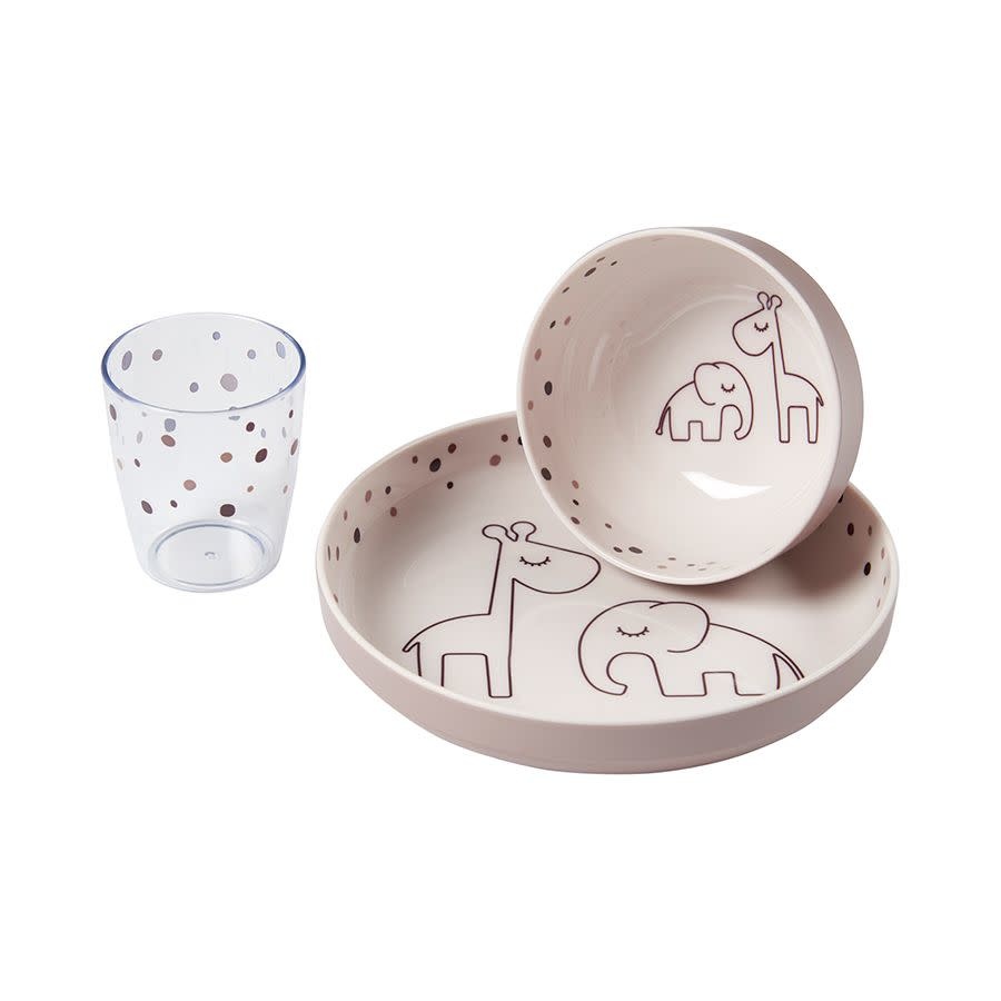 Done By Deer Done By Deer Yummy mini dinner set Dreamy dots