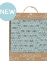 Living Textiles Living Textiles Organic Bassinet/cradle Cellular Blanket