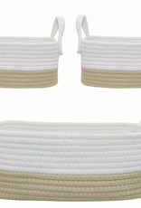 Living Textiles Living Textiles Cotton Rope  3pc Nursery Storage set