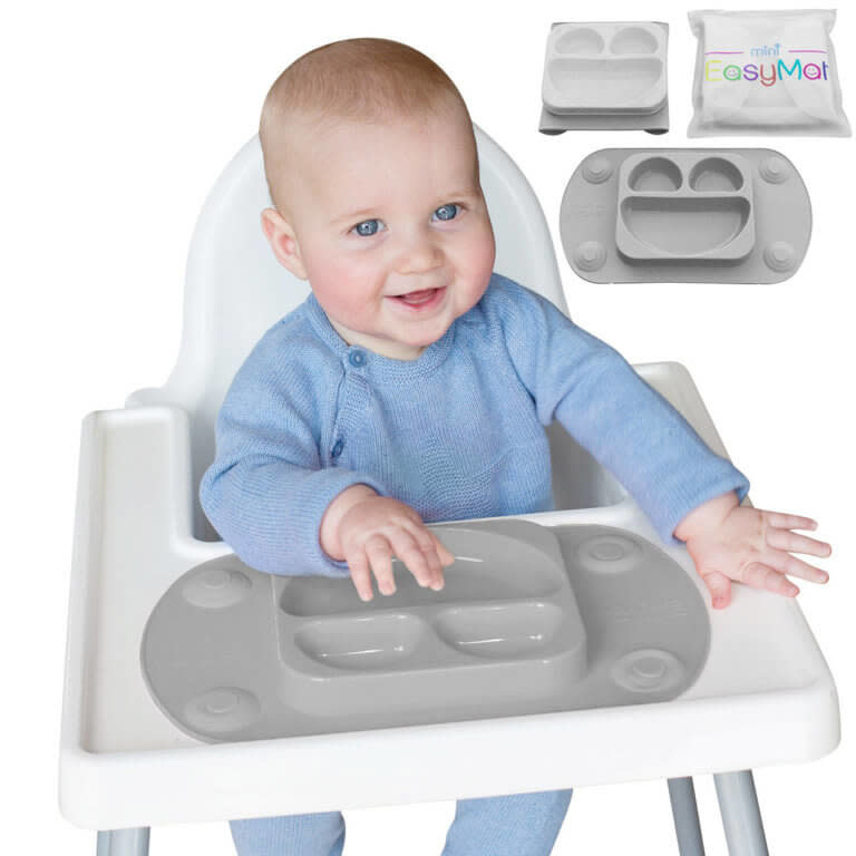 EasyTots Easymat Mini  (sectioned plate) 5 Points of Suction!