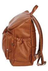 OiOi OiOi Vegan Leather Nappy Backpack - Tan