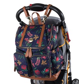 OiOi OiOi Backpack Nappy Bag Botanical Floral
