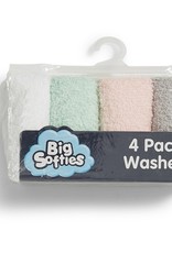 Big Softies Big Softies Cotton Washer 4pk Pastel