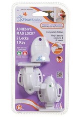 Dreambaby Dreambaby Adhesive Mag Lock 2 Locks + 1 Key
