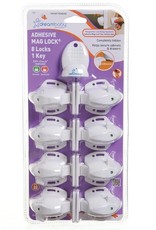 Dreambaby Dreambaby Adhesive Mag Lock 8 Locks + 1 Key