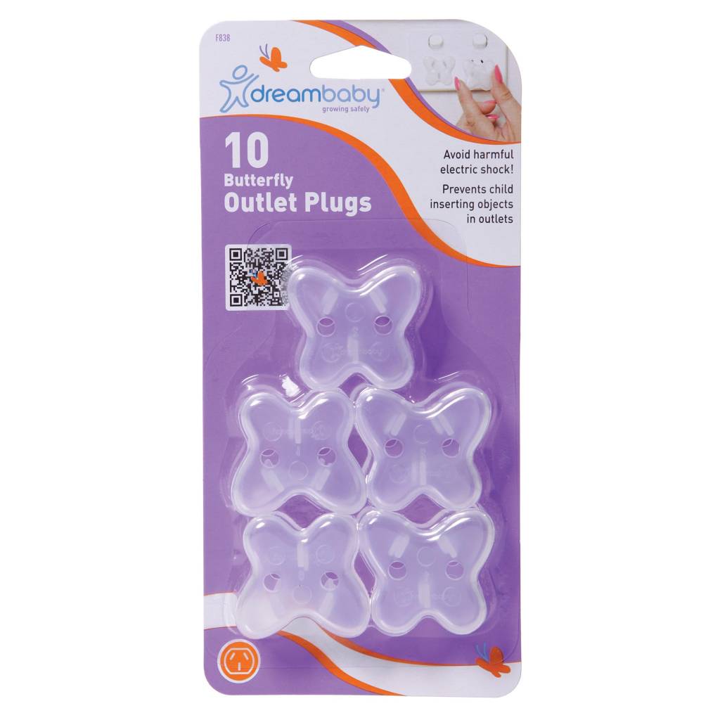 Dreambaby Dreambaby Butterfly Outlet Plug 10 Pack