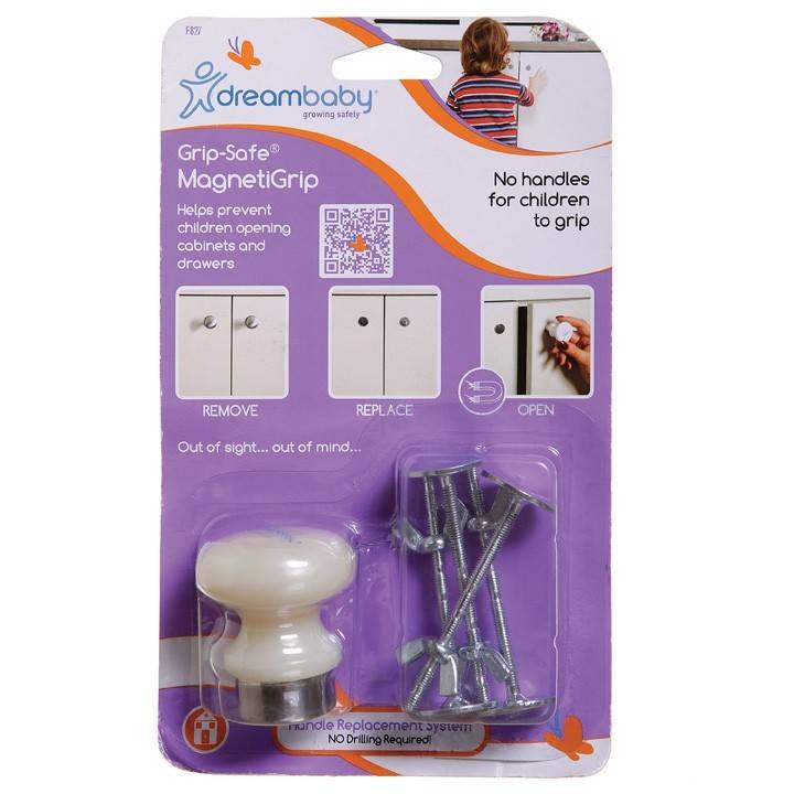 Dreambaby Dreambaby Grip-Safe Magnetiknob 4 Discs