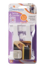 Dreambaby Dreambaby Spring Latches 6 Pack