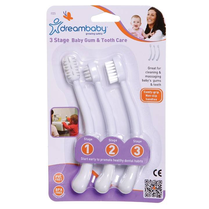 Dreambaby DreamBaby Toothbrush Set 3 Stage