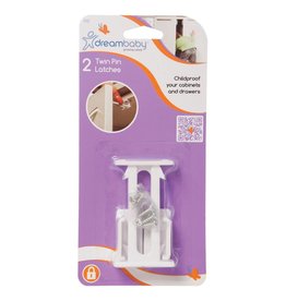 Dreambaby Dreambaby Twin Pin Latches 2 Pack