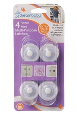 Dreambaby Dreambaby Mini Multi-Purpose Latches 4 Pack