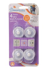 Dreambaby Dreambaby Mini Multi-Purpose Latches 4 Pack