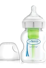 Dr Browns Dr Brown’s Wide Neck Feeding Bottle Options+ with Level 1 Teat, 1-Pack