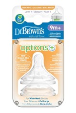 Dr Browns Dr Brown's Wide-Neck Options+ Teat, 2-Pack