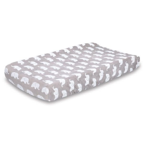 Little Haven Little Haven Elephant Velour Changing Pad Cover