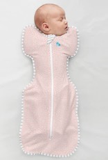 Love To Dream Love To Dream Swaddle UP™ Bamboo Original 1.0 Tog Pink - Wave Dot