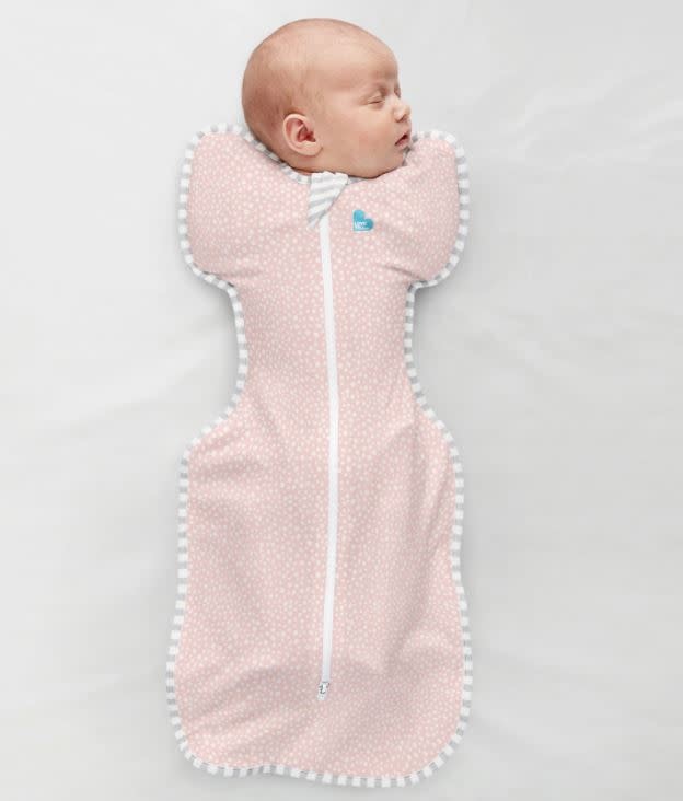 Love To Dream Love To Dream Swaddle UP™ Bamboo Original 1.0 Tog Pink - Wave Dot