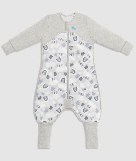 Love To Dream Love To Dream Sleep Suit with Organic Cotton and Australian Merino Wool  - 2.5 TOG Grey - Rain to Rainbow