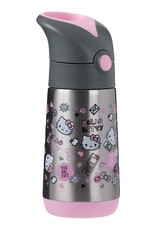 B.Box b.box Hello Kitty insulated drink bottle get social - pink/grey