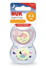 NUK Nuk 2 Pack Silicone  Night & Day