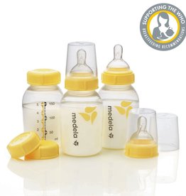 Medela Medela Breastmilk Bottle 150ml with Wide Base Teat 3pk