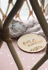 OneChewThree OneChewThree Baby Milestone Plaques - Designer Series (various design)