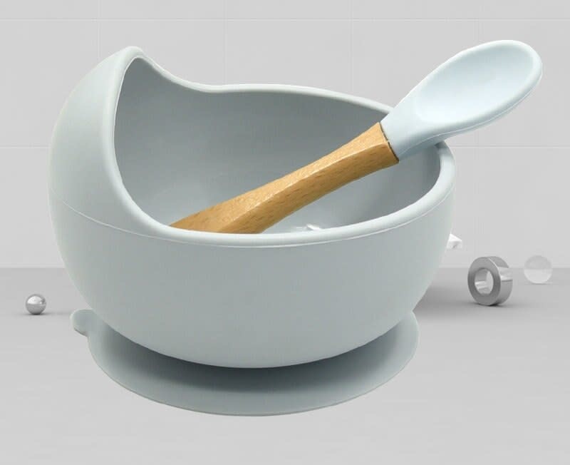Becalm Baby Becalm Baby Silicone Suction Bowl and Spoon Set