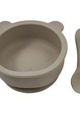 Becalm Baby Becalm Baby Silicone Bear Suction Bowl and Spoon Set
