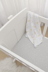 Living Textiles Living Textiles 2-pack Jersey Bassinet Fitted Sheet (40 x 80 x 12cm) - Noah/Stars