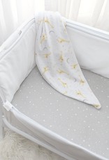 Living Textiles Living Textiles 2-pack Jersey Co-sleeper/Cradle Fitted Sheet - Noah/Stars