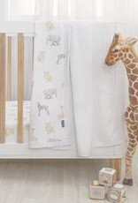 Living Textiles Living Textiles Cot Waffle Blanket - Savanna Babies