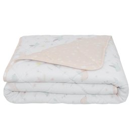 Living Textiles Living Textiles Jersey Cot Comforter - Ava/Blush Floral