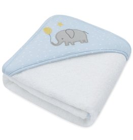 Living Textiles Living Textiles Hooded Towel (75 x 75cm) - Mason Elephant
