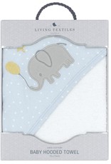 Living Textiles Living Textiles Hooded Towel (75 x 75cm) - Mason Elephant