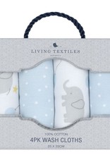 Living Textiles Living Textiles 4pk Face Washers - Mason/Confetti