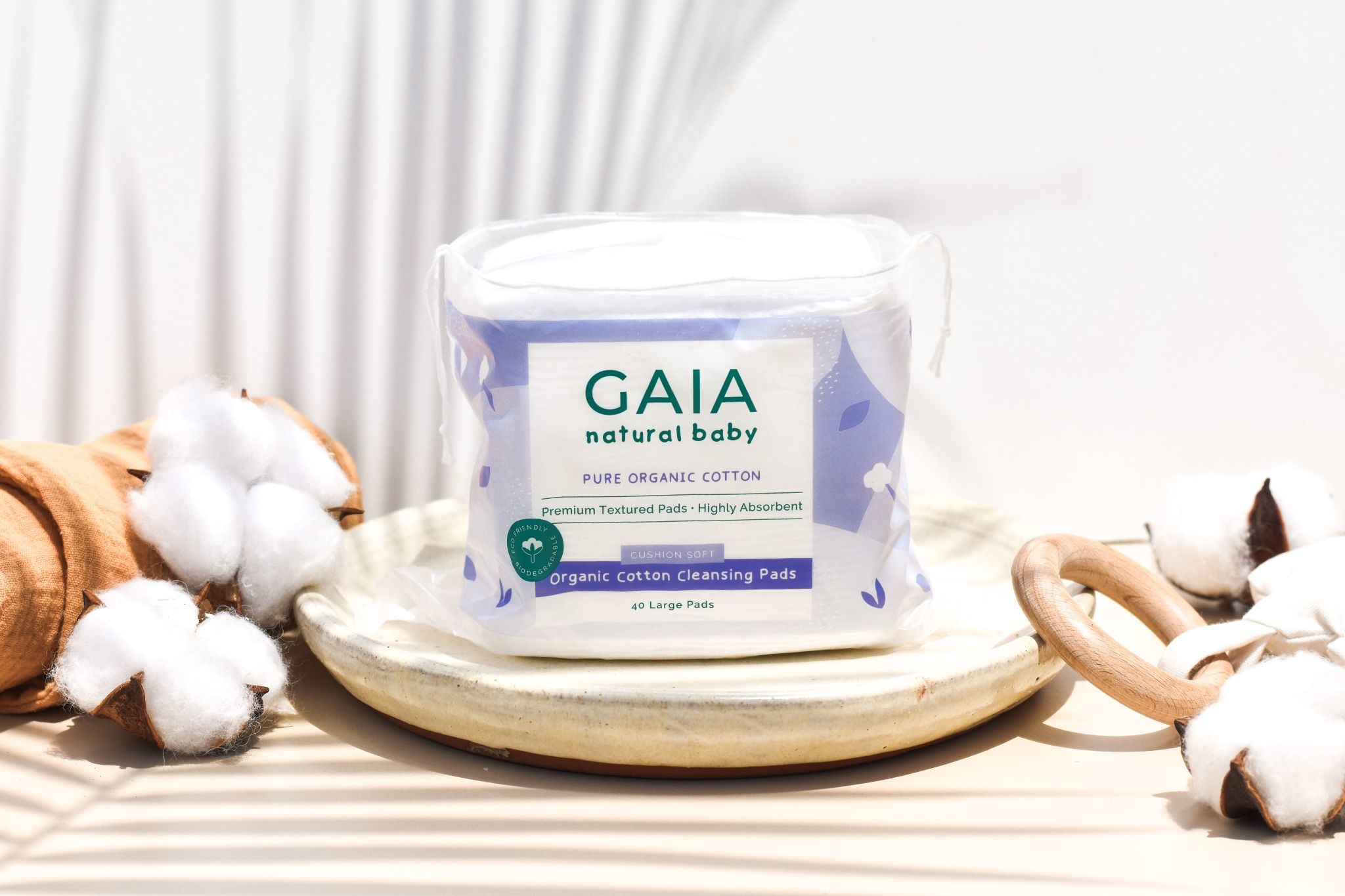 Gaia Gaia Baby Organic Cotton 40pk