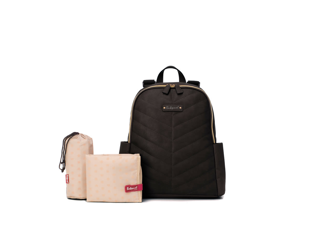 Gabby vegan leather backpack black sale