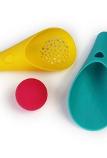 Quut Quut - Cuppi - Lagoon Green + Yellow + Red Ball