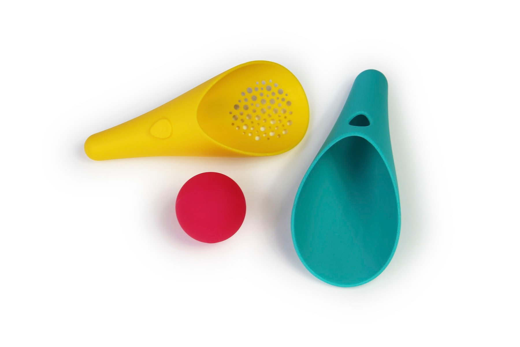 Quut Quut - Cuppi - Lagoon Green + Yellow + Red Ball