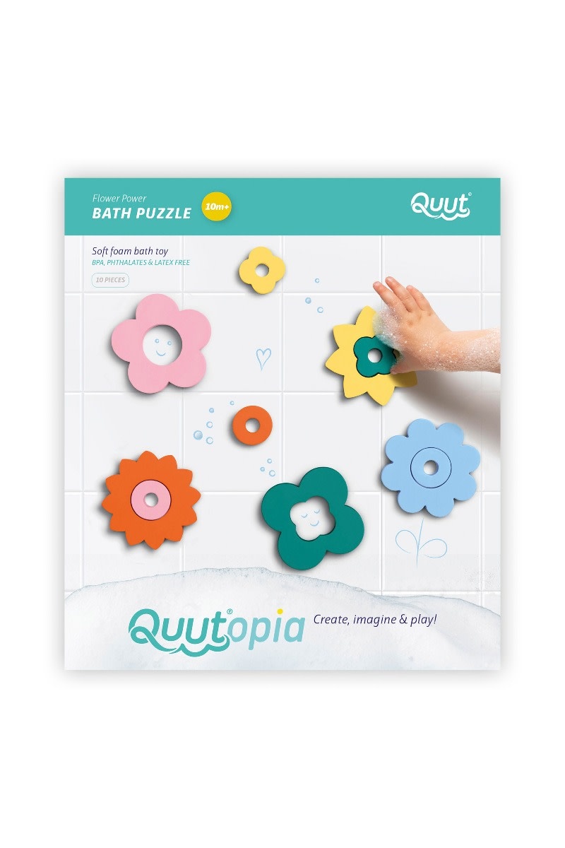 Quut Quut - Quutopia - Flower Power Bath Puzzle