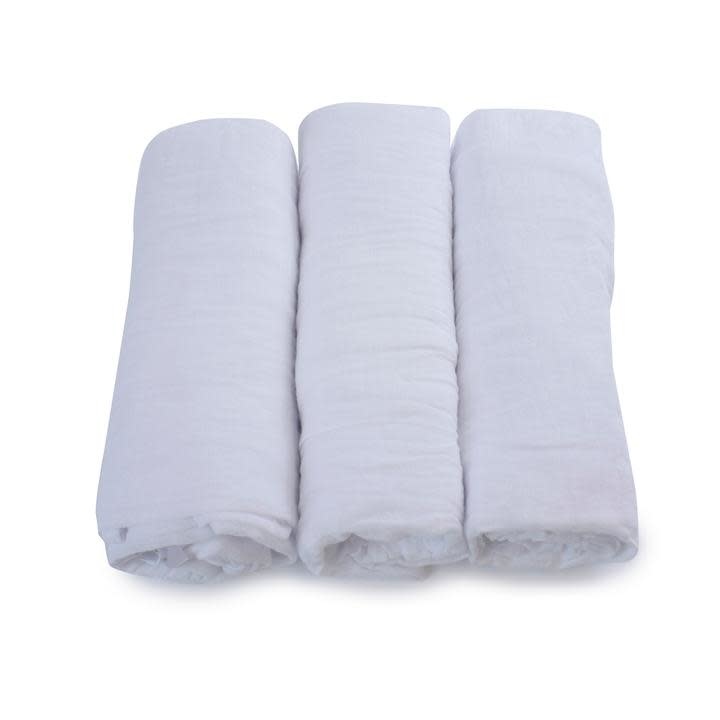 Bubba Blue Bubba Blue Everyday Essentials 3 pk Muslin Wrap