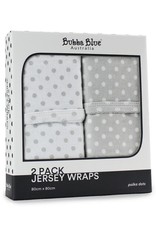 Bubba Blue Bubba Blue Polka Dots 2pk Jersey Wraps
