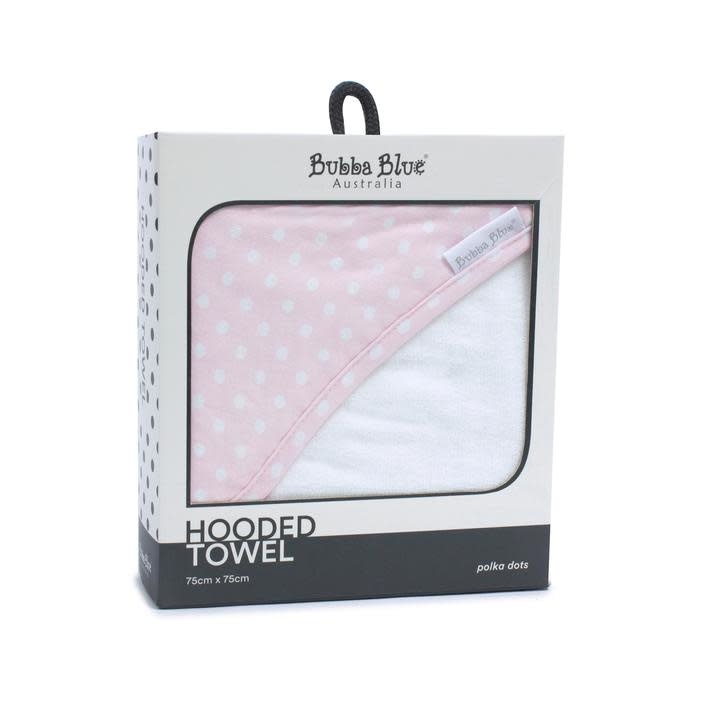 Bubba Blue Bubba Blue Polka Dots Hooded Towel