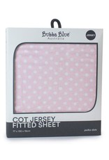 Bubba Blue Bubba Blue Polka Dots Cot Jersey Fitted Sheet -