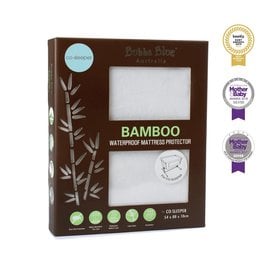 Bubba Blue Bubba Blue Bamboo - Co Sleeper Waterproof Mattress Protector