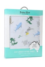 Bubba Blue Bubba Blue Aussie Animal Jersey Cot Fitted Sheet